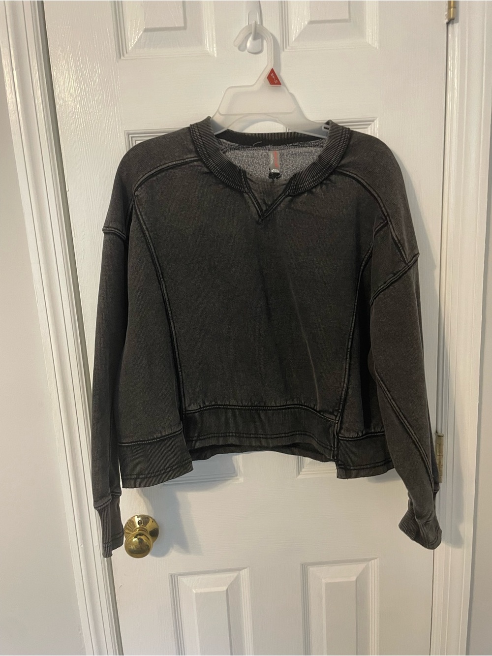 Free People Movement Intercept Pullover Dark Grey Size Small